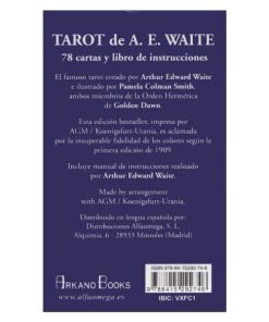 Libro y Cartas Tarot de A E Waite, Oceano - Imagen 2