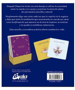 Libro y Cartas Meditaciones y Afirmaciones D. Chopra, Oceano - Imagen 2