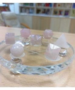 Pack Base Vidrio Mediana con Solidos Cuarzo Rosa