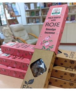 Incienso Orgánico Palo Santo con Rosas Namaste
